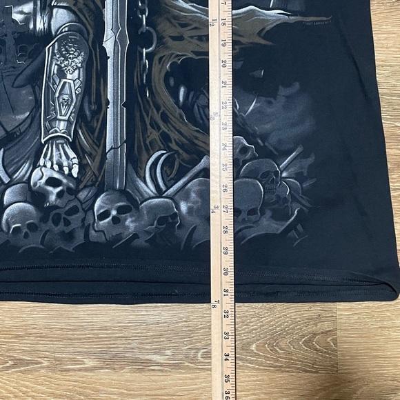 Liquid Blue Grim Reaper Shirt Men’s Size 2XL black - Picture 3 of 5